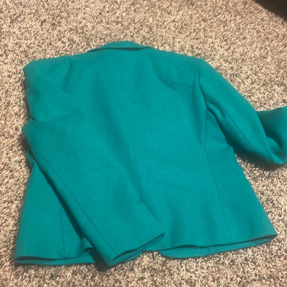 Vintage Pendleton Blazer Emerald/Teal Green Size … - image 8